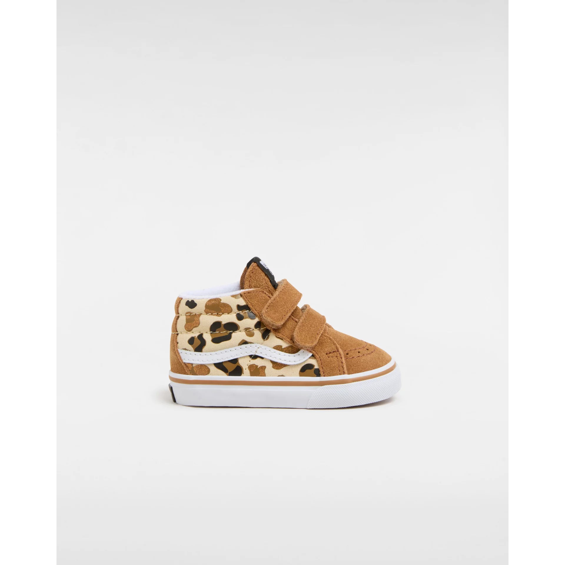 SK8 Mid Reissue Velcro Peuter Schoenen Leopard Glitter