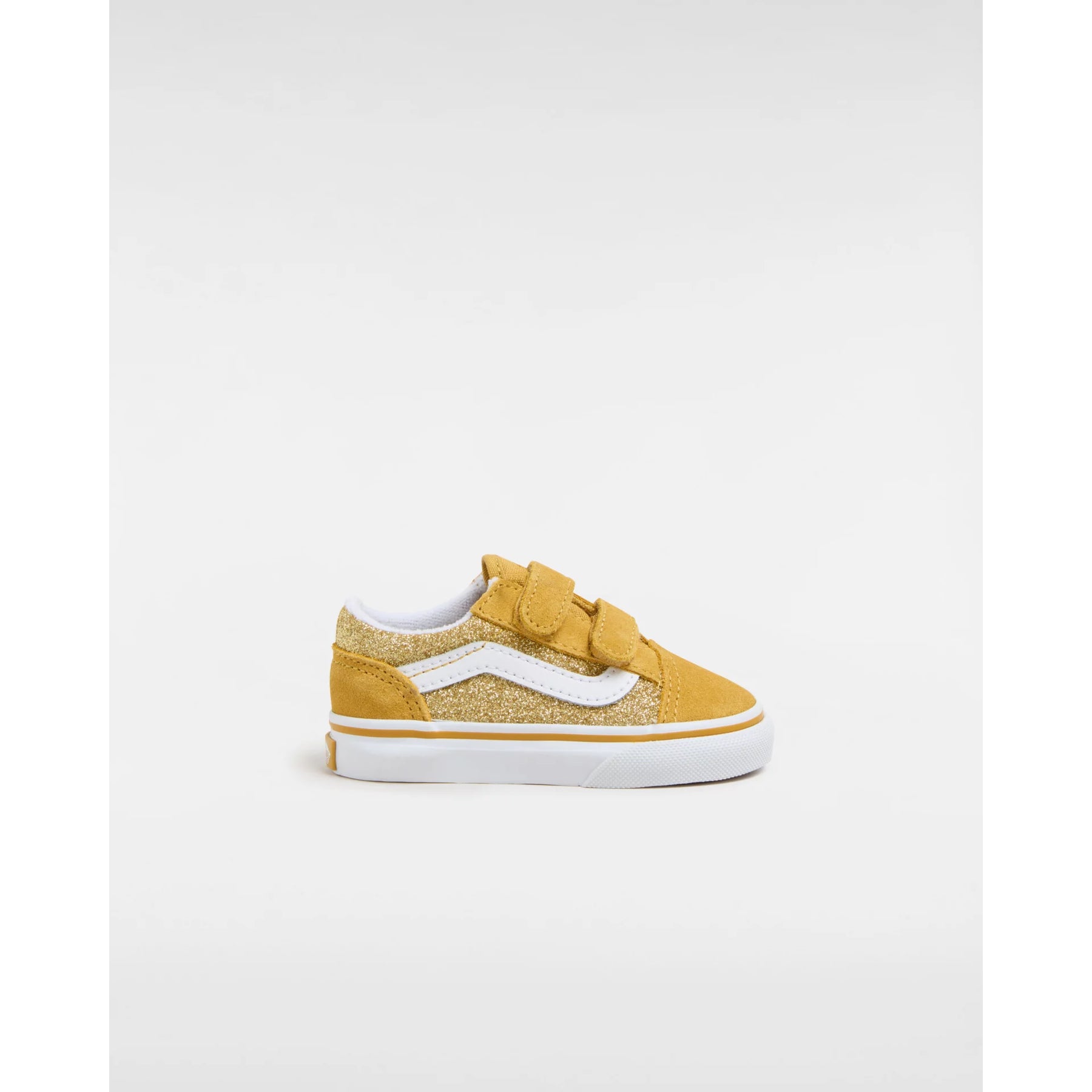 Old Skool Velcro Peuter Schoenen Glitter